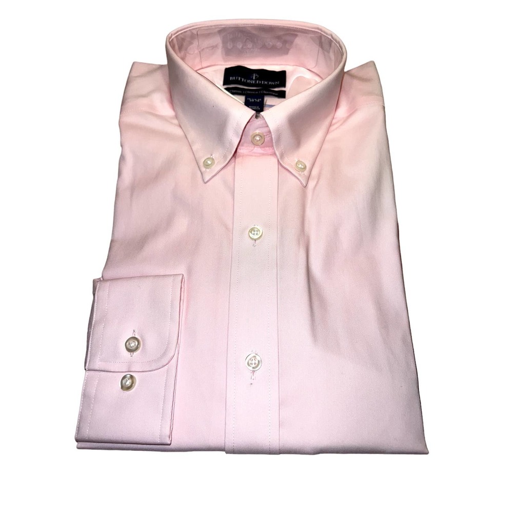Men's Button Down dress shirt, sz 15 1/2 x 31, NWT, pink, in pkg